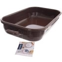 Brytfanna Emaliowana Prostokątna Brown 2,2 L, 34x18,5x6,5 cm