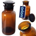 Butelka Szklana Retro 250 ml ORION Brązowa z Korkiem 14 x 6,5 cm