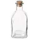 Butelka Szklana z Korkiem 270 ml Przezroczysta na Napoje Oliwę ORION
