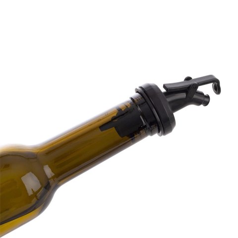 Butelka na Oliwę Ocet 380 ml Szklana Brązowa Ciemna z Dozownikiem