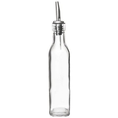 Butelka na Oliwę Ocet z Dozownikiem Szklana ORION 250 ml Przezroczysta