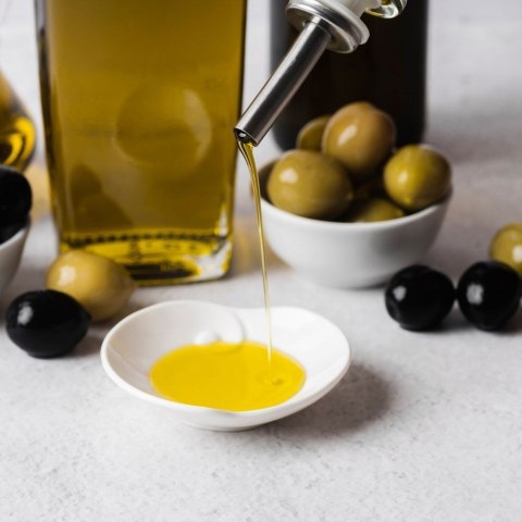 Butelka na Oliwę Ocet z Dozownikiem Szklana ORION 250 ml Przezroczysta