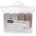 Butelki Podróżne Zestaw 4 szt. Silikon 90 ml ORION Szczelne Etui 16 x 16 cm