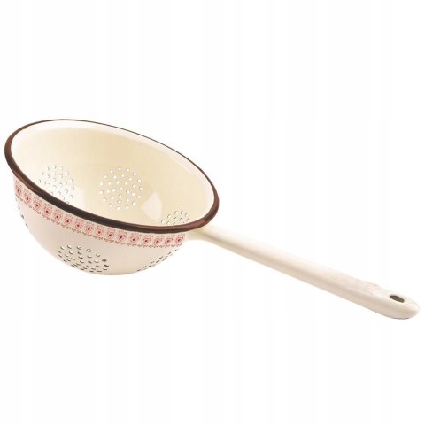 Cedzak Durszlak do Makaronu Warzyw Owoców Kuchenny Emaliowany ORION 20 cm