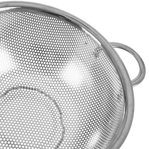 Cedzak Durszlak z Uchwytami do Makaronu Warzyw Owoców Stalowy ORION 20,5 cm