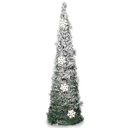 Choinka Stożek Zielona 60 cm 30 LED z Timerem Dekoracja Świąteczna