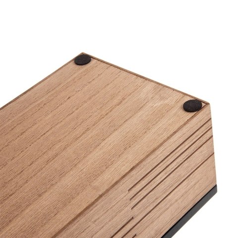 Chustecznik Drewniany MDF Loft Line Czarna Pokrywa ORION na Serwetki
