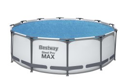 Mata Plandeka Solarna Grzewcza Ochronna do Basenu Basenowa BESTWAY 366 cm