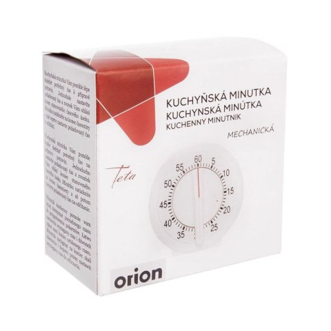 Minutnik Kuchenny Mechaniczny 9 x 5 x 9,5 cm Tworzywo Biały ORION