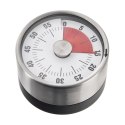Minutnik Kuchenny z Magnesem Analogowy Nierdzewny Stoper ORION 6 cm