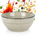 Miseczka Ceramiczna 750 ml Szara Matowa na Zupę Płatki Sałatkę