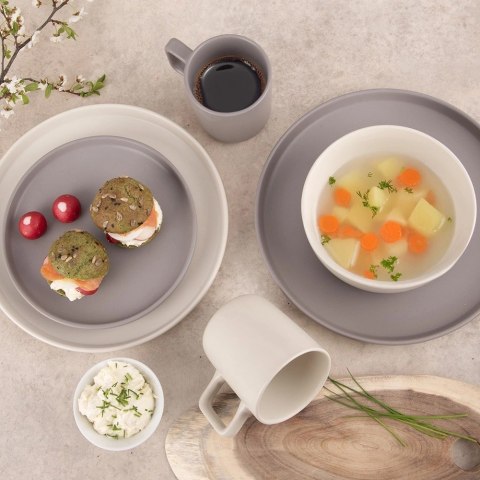 Miseczka Ceramiczna ORION 830 ml Kremowa na Zupę Płatki Mikrofala Zmywarka