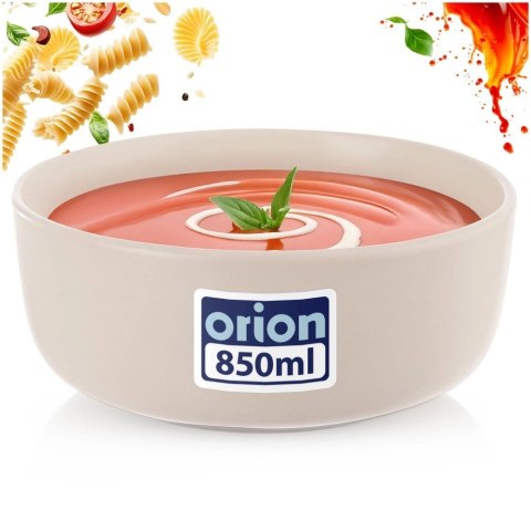 Miseczka Ceramiczna ORION 830 ml Kremowa na Zupę Płatki Mikrofala Zmywarka