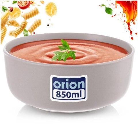 Miseczka Miska Ceramiczna Szara do Zmywarki ORION SKANDI 16 cm, 830 ml