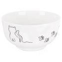 Miseczka Porcelanowa 550 ml Kotek Miska dla Dzieci na Zupę i Płatki