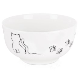 Miseczka Porcelanowa 550 ml Kotek Miska dla Dzieci na Zupę i Płatki