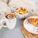 Miseczka Porcelanowa 550 ml Kotek Miska dla Dzieci na Zupę i Płatki