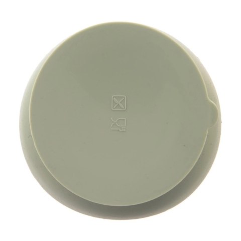 Miseczka dla Dziecka 12 cm 360 ml Silikonowa z Przyssawką Zielona ORION