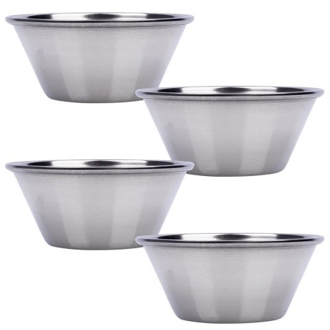 Miseczka na Sos 40 ml Stal Nierdzewna Zestaw 4 szt EXCELLENT HOUSEWARE