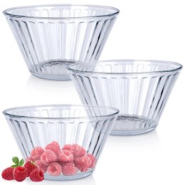 Miseczki 11,5 cm 270 ml Szkło 3 szt do Zmywarki EXCELLENT HOUSEWARE