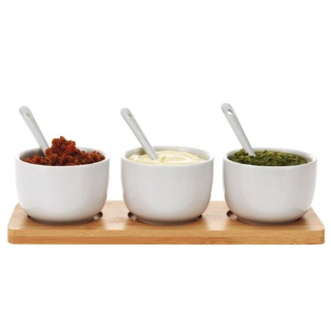 Miseczki do Dipów do Przekąsek z Łyżeczkami Sosy EXCELLENT HOUSEWARE