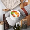 Miseczki do Zapiekania Pieczenia Ceramiczne Białe VILDE 260 ml 6 szt.