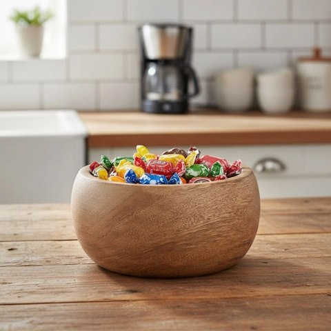 Miska Drewniana Mango 450 ml 14 cm Salaterka na Przekąski Loft