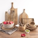 Miska Drewniana Mango 450 ml 14 cm Salaterka na Przekąski Loft