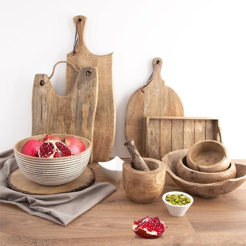 Miska Drewniana Mango 450 ml 14 cm Salaterka na Przekąski Loft