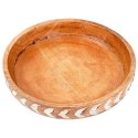 Miska Drewniana do Serwowania Podawania Przystawek ORION 30,5 cm, 2,5 l