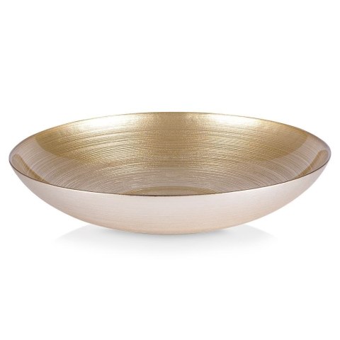 Miska Szklana Misa na Sałatkę Salaterka Złota VILDE 30 cm 2,2 l