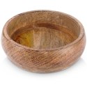 Miska na Owoce do Sałatki Dekoracyjna Drewniana ORION 18,5 cm 900 ml
