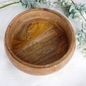 Miska na Owoce do Sałatki Dekoracyjna Drewniana ORION 18,5 cm 900 ml