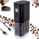 Młynek do Kawy Elektryczny 16 cm USB C Regulacja Ceramiczny ORION