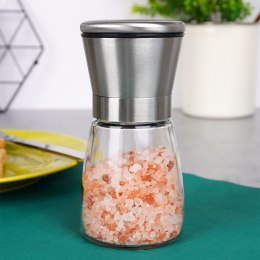 Młynek do Mielenia Pieprzu i Soli Szklany Przyprawnik ORION 13,5 cm