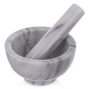 Moździerz do Ucierania Przypraw Ziół Pesto Marmurowy Solidny ORION 11,5 cm