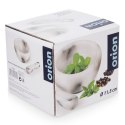 Moździerz do Ucierania Przypraw Ziół Pesto Marmurowy Solidny ORION 11,5 cm