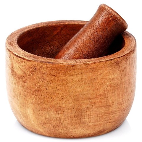 Moździerz do przypraw drewniany