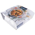 Naczynie Żaroodporne z Pokrywką do Pieczenia Szklane Małe Trwałe ORION 2,2 L
