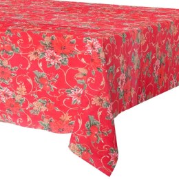 Obrus Świąteczny Plamoodporny 180 x 130 cm Czerwony EXCELLENT HOUSEWARE