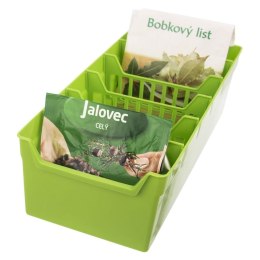 Organizer Pojemnik na Przyprawy Dzielony VILDE 6 Komór 30 x 13 cm