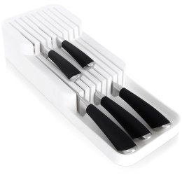 Organizer na Noże do Szuflady 39 x 14,5 x 7,5 cm VILDE Biały na 18 Noży