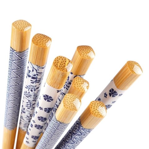 Pałeczki do Sushi Bambusowe 8 szt 24 cm EXCELLENT HOUSEWARE Dekorowane