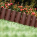 Palisada Obrzeże Ogrodowa Grafitowa Plastikowa Dekoracyjna VILDE 250 cm