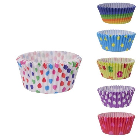 Papilotki Papierowe do Muffinek 200 szt 4 cm ORION Mini Wytrzymałe