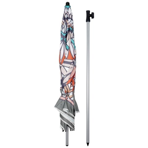 Parasol Plażowy Regulowany 180 cm VILDE Składany z Torbą UPF 50+