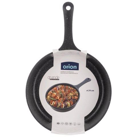Patelnia Granitowa 24 cm ORION Grande Indukcja Piekarnik Odlew