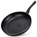 Patelnia Granitowa 32 cm Black Line Indukcja Gaz Non-stick VILDE