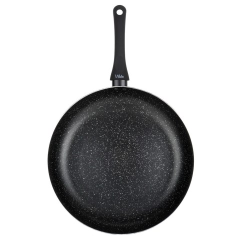 Patelnia Granitowa 32 cm Black Line Indukcja Gaz Non-stick VILDE