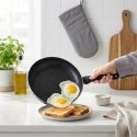 Patelnia Granitowa 32 cm Black Line Indukcja Gaz Non-stick VILDE